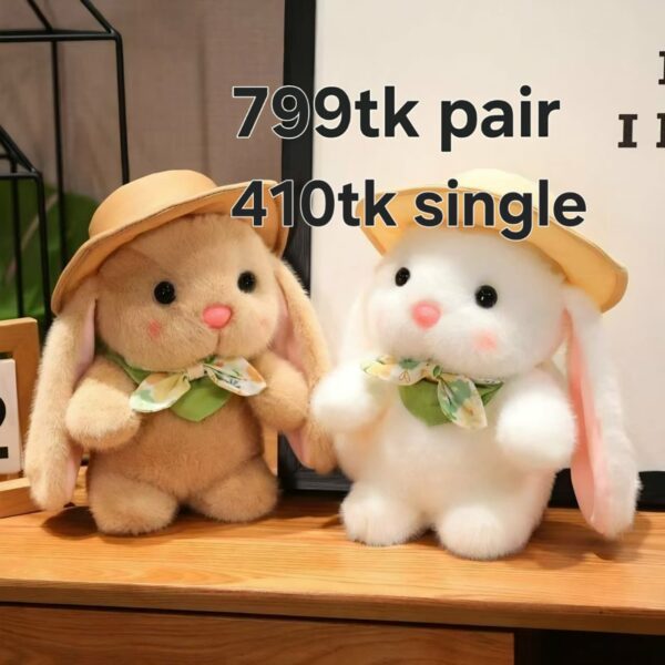 Hooded Pudding rabbit Plushie Hooded Pudding rabbit Plushie