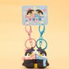 New Magnetic Penguin Couple Keychain