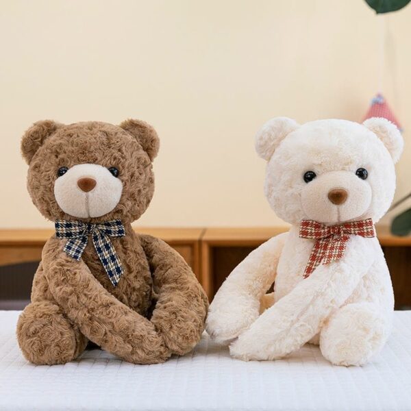 Hugging teddy bear couple plushie