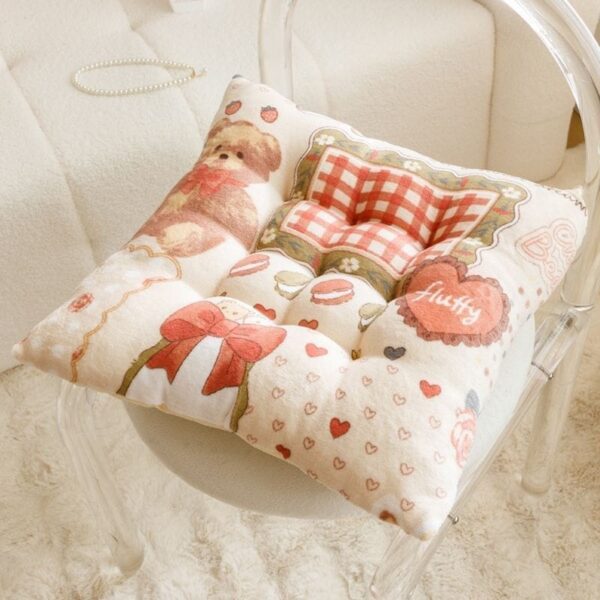 Thick Plush Warm Student Seat Cushion