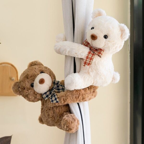 Hugging teddy bear couple plushie