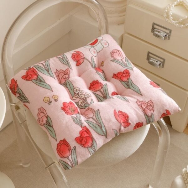 Thick Plush Warm Student Seat Cushion