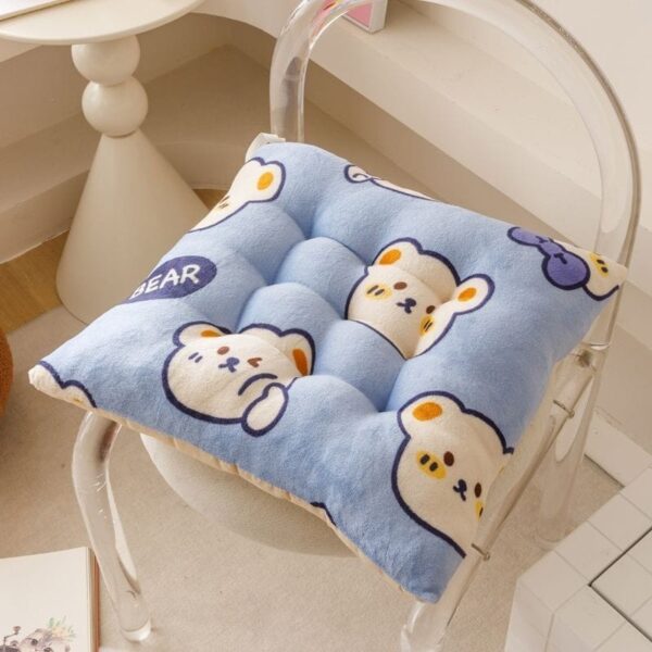Thick Plush Warm Student Seat Cushion