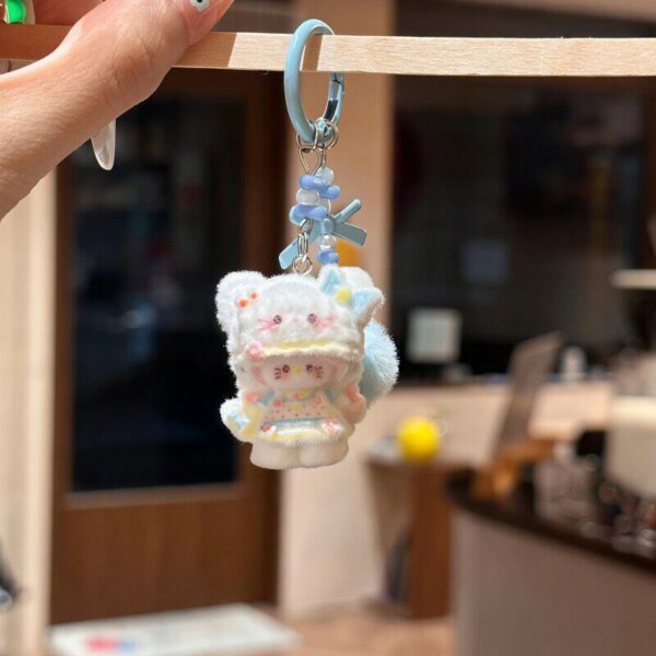 Cute couple cat keychain