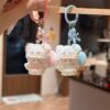 Cute couple cat keychain
