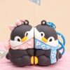 New Magnetic Penguin Couple Keychain
