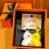 Snappy magnetic Ducks couple keychain