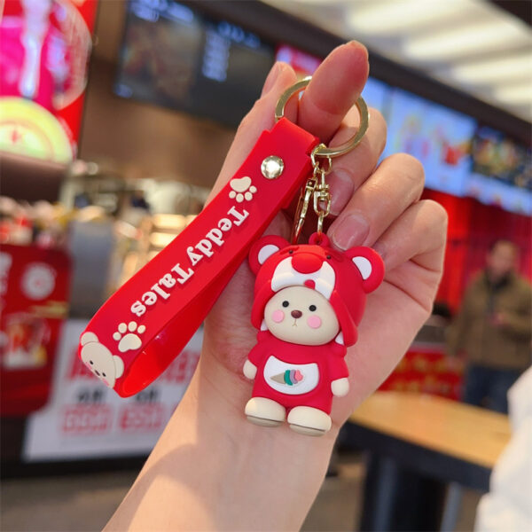 Linna Bear cute couple keychain