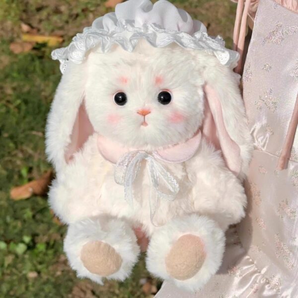 Lillian Lop-Eared Bunny handmade plushie