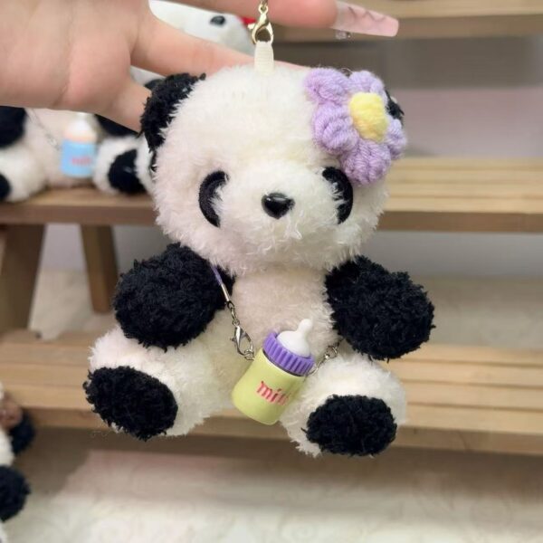 Baby Flower panda Doll keychain