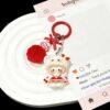 Cute couple cat keychain