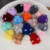 Mink plushie rabbit couple keychain