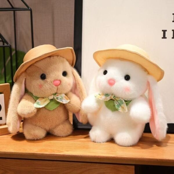 Hooded Pudding rabbit Plushie