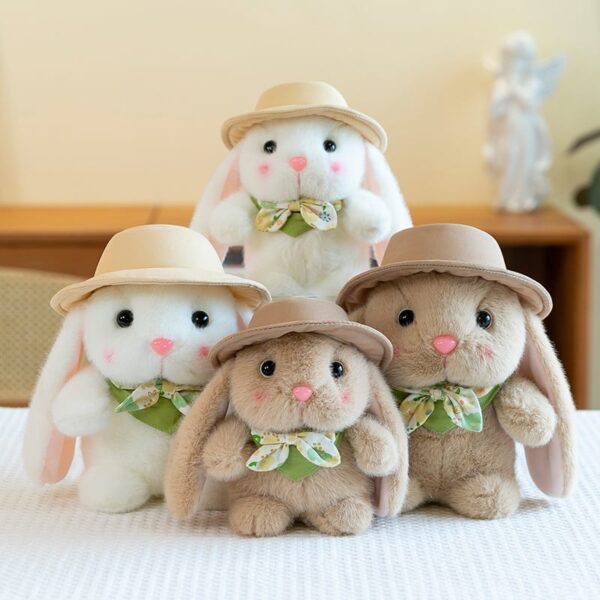 Hooded Pudding rabbit Plushie