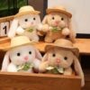 Hooded Pudding rabbit Plushie