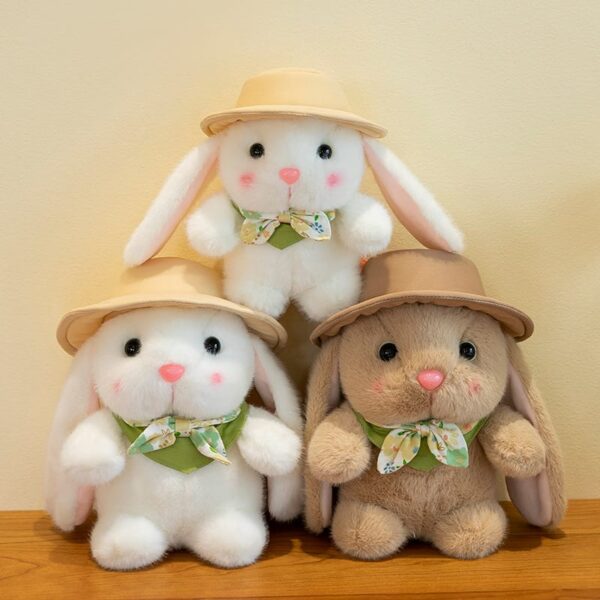 Hooded Pudding rabbit Plushie