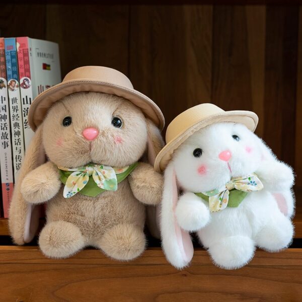 Hooded Pudding rabbit Plushie