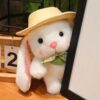 Hooded Pudding rabbit Plushie