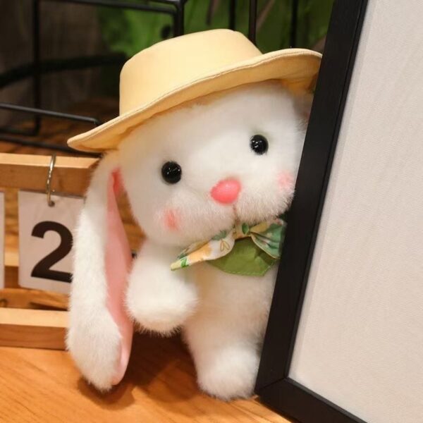 Hooded Pudding rabbit Plushie